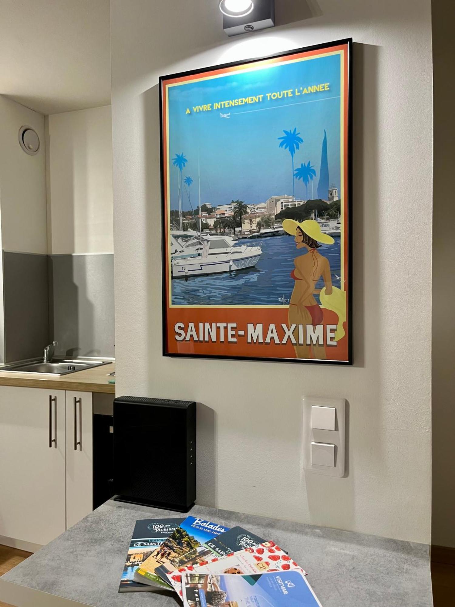Perle Rare A 250m De La ! Climatise Avec Parking, Balcon & Wifi * Sainte-Maxime